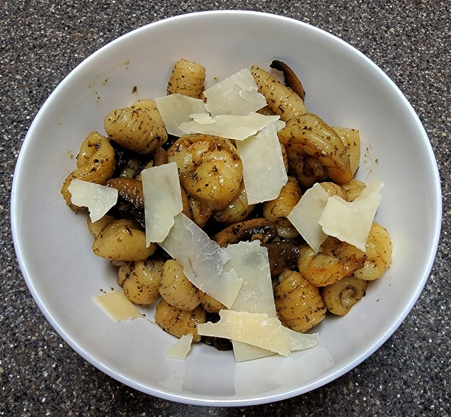 Garlic Gnocchi with
        Shrimp in Sage Brown Butter