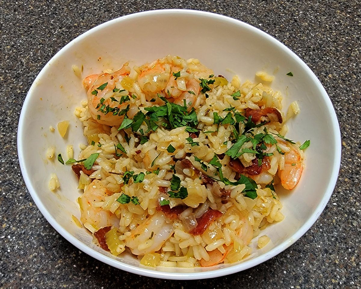 Spicy Shrimp
        & Rice